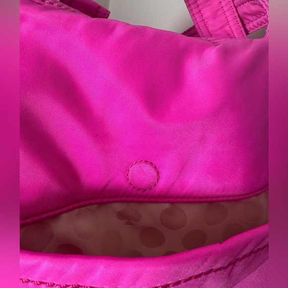 Kate Spade Nylon shoulder bag in bright pink. EUC - Picture 11 of 16